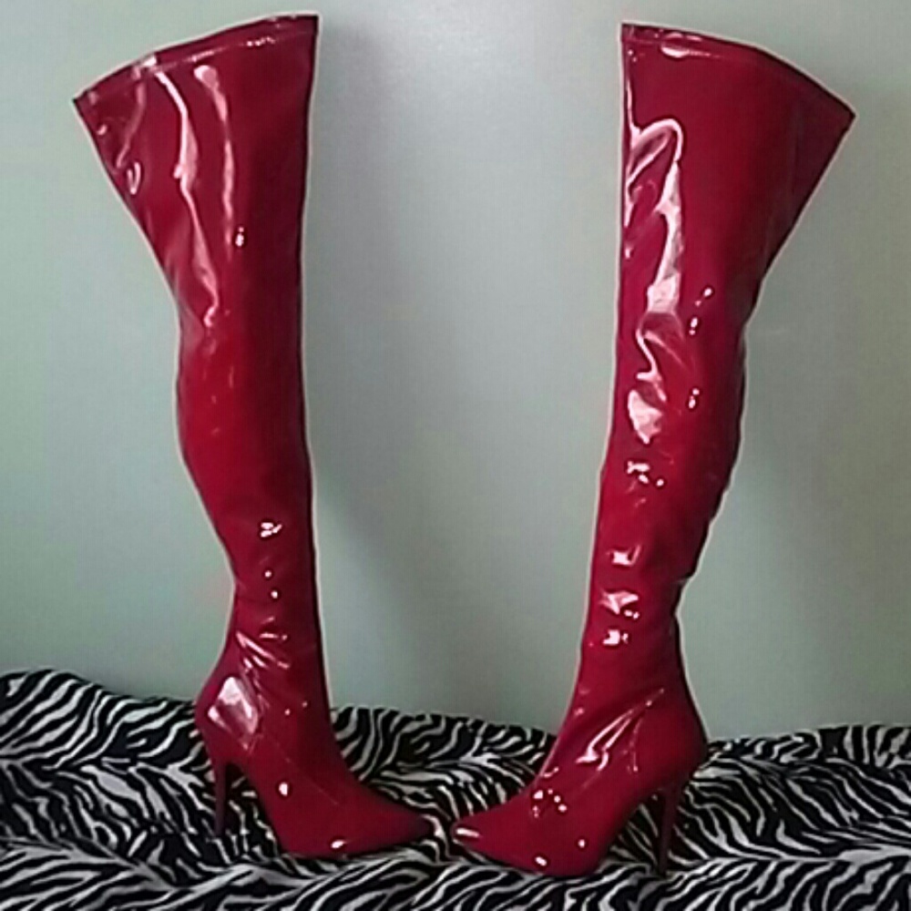 Pleaser Seduce Stripper Boots - Picture 3 of 5
